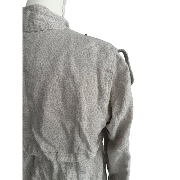 RAILS Leopard Print Button Drawstring Jacket Size Medium - Picture 6 of 10